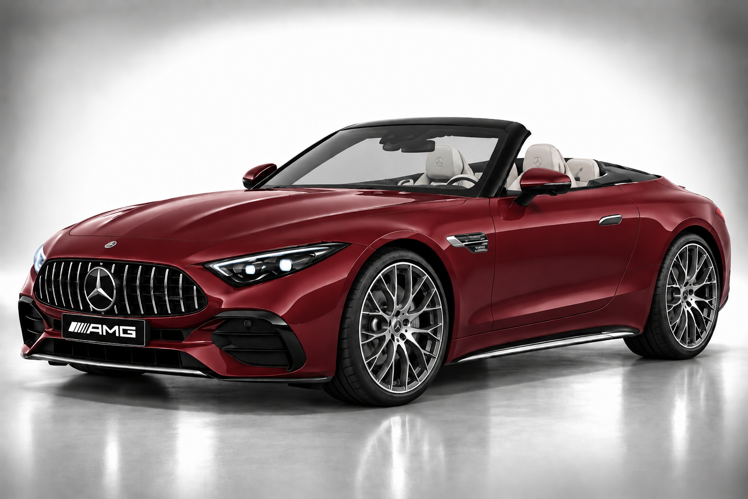 Mercedes-AMG SL 43 MANUFAKTUR Patagonia Red Bright