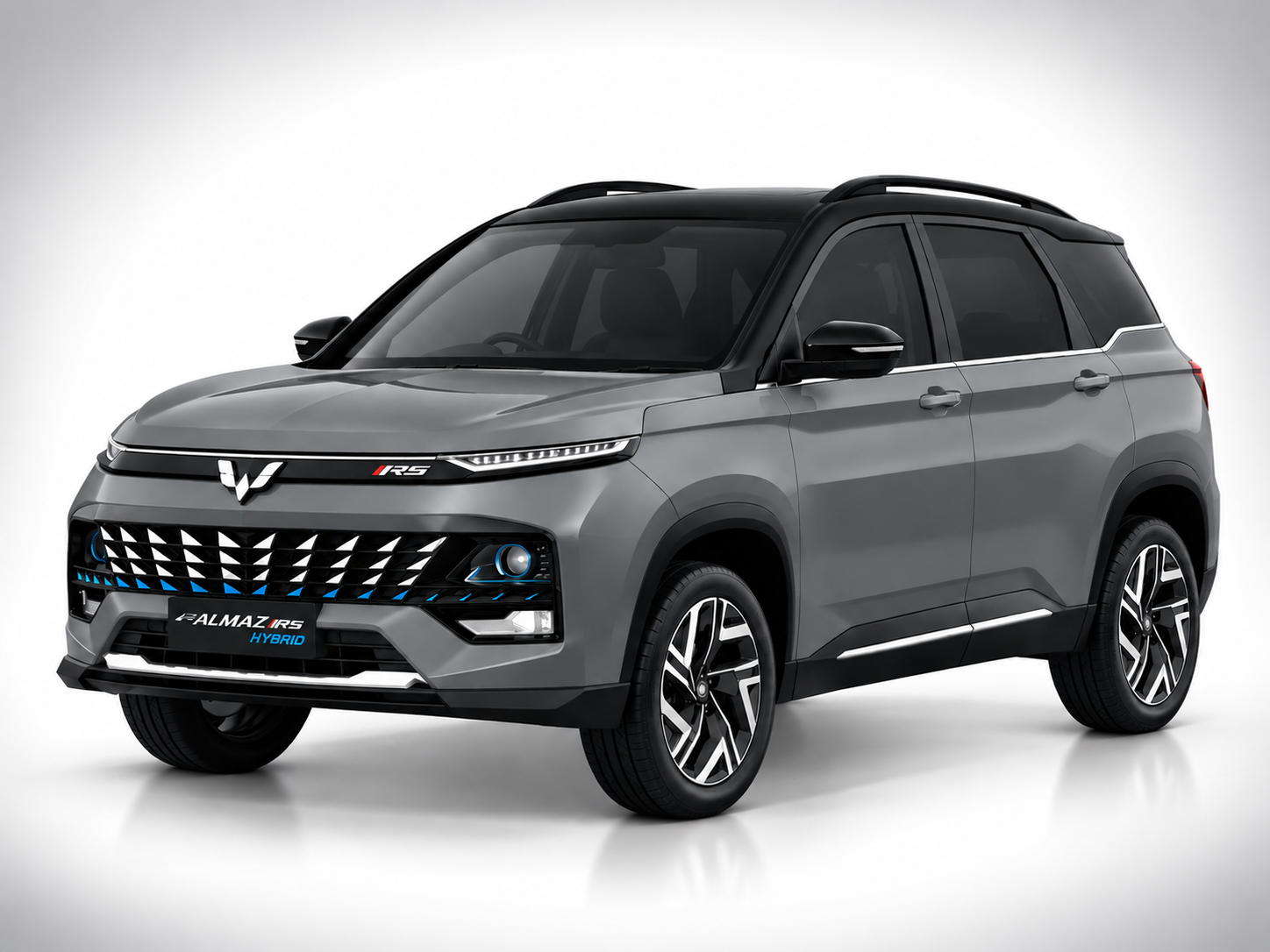 Wuling Almaz RS Hybrid Aurora Silver