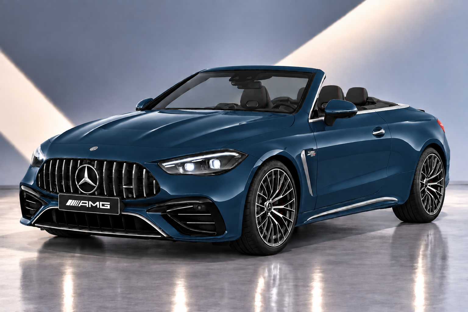 Mercedes-AMG CLE 53 Cabriolet MANUFAKTUR Spectral Blue Magno