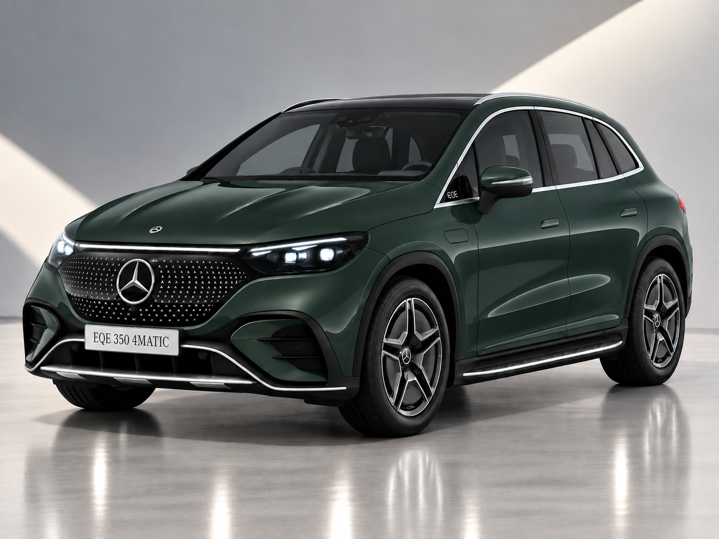Mercedes Benz EQE SUV Emerald Green · EQE 350 4MATIC