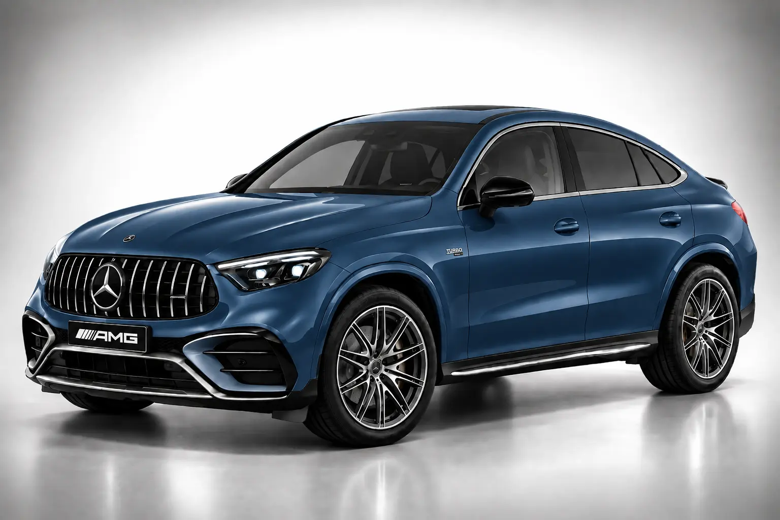 Mercedes-AMG GLC 43 Coupe Spectral Blue