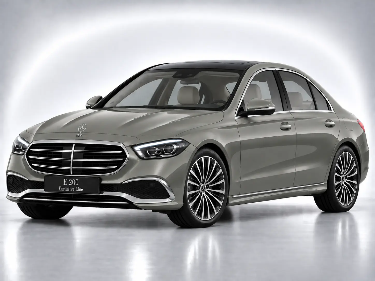 Mercedes Benz E-Class Verde Silver · E 200 Exclusive