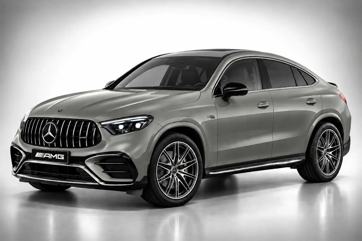 Mercedes-AMG GLC 43 Coupe Verde Silver