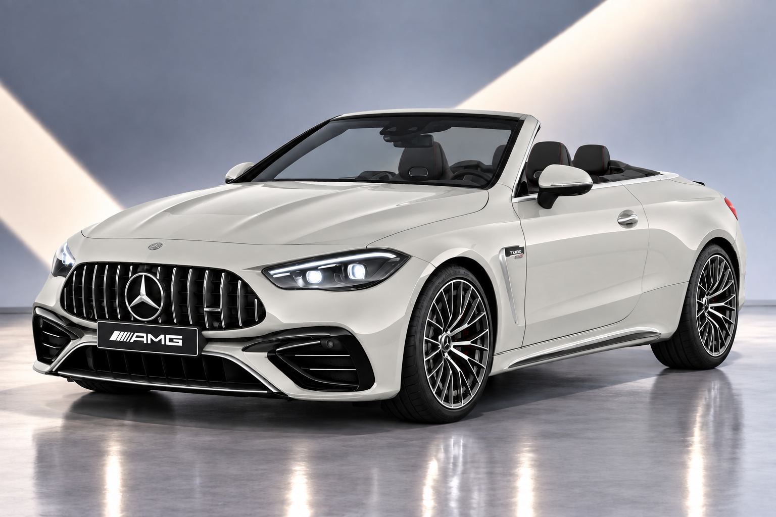Mercedes-AMG CLE 53 Cabriolet MANUFAKTUR Opalite White Bright