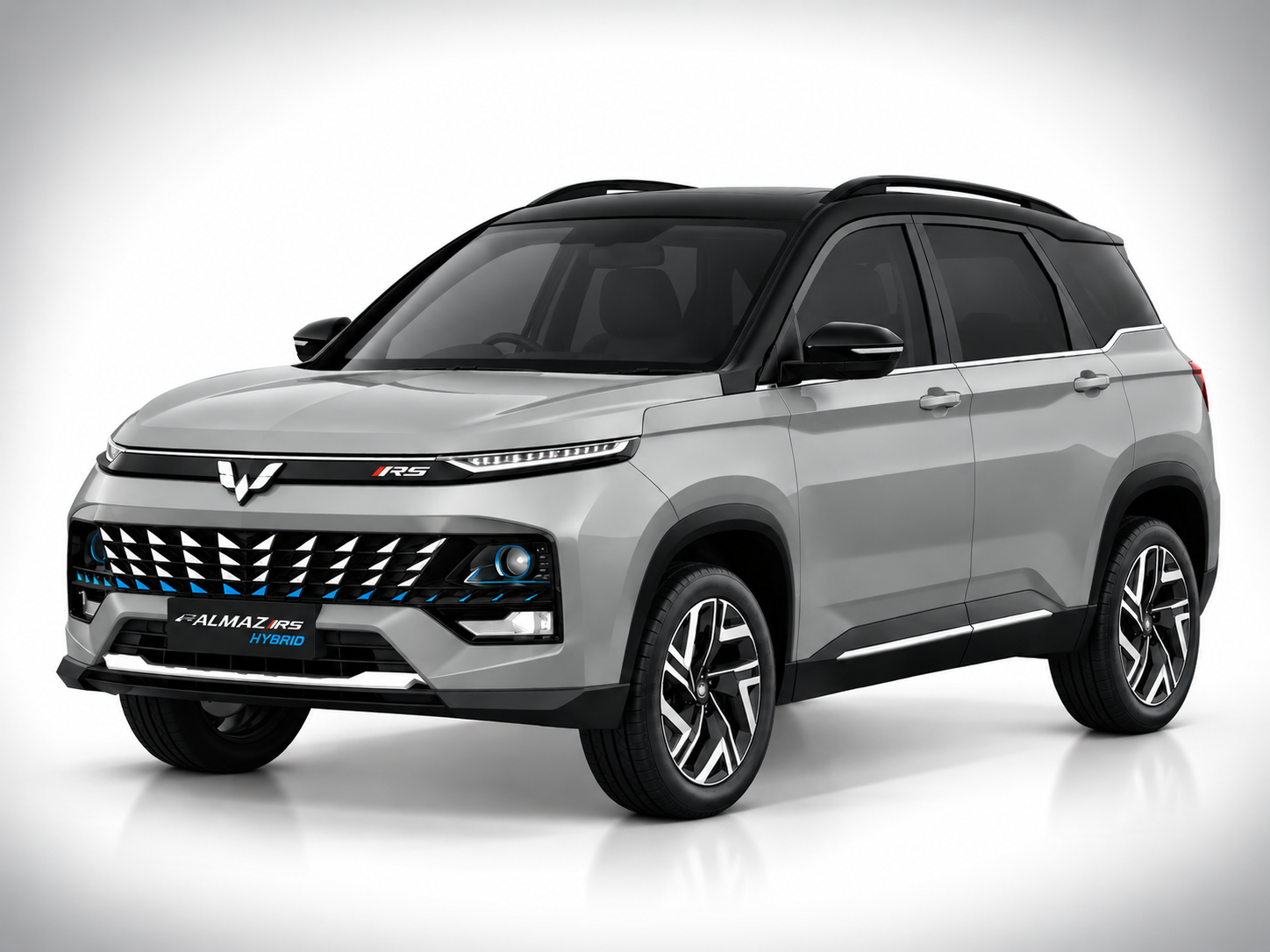 Wuling Almaz RS Hybrid Dazzling Silver
