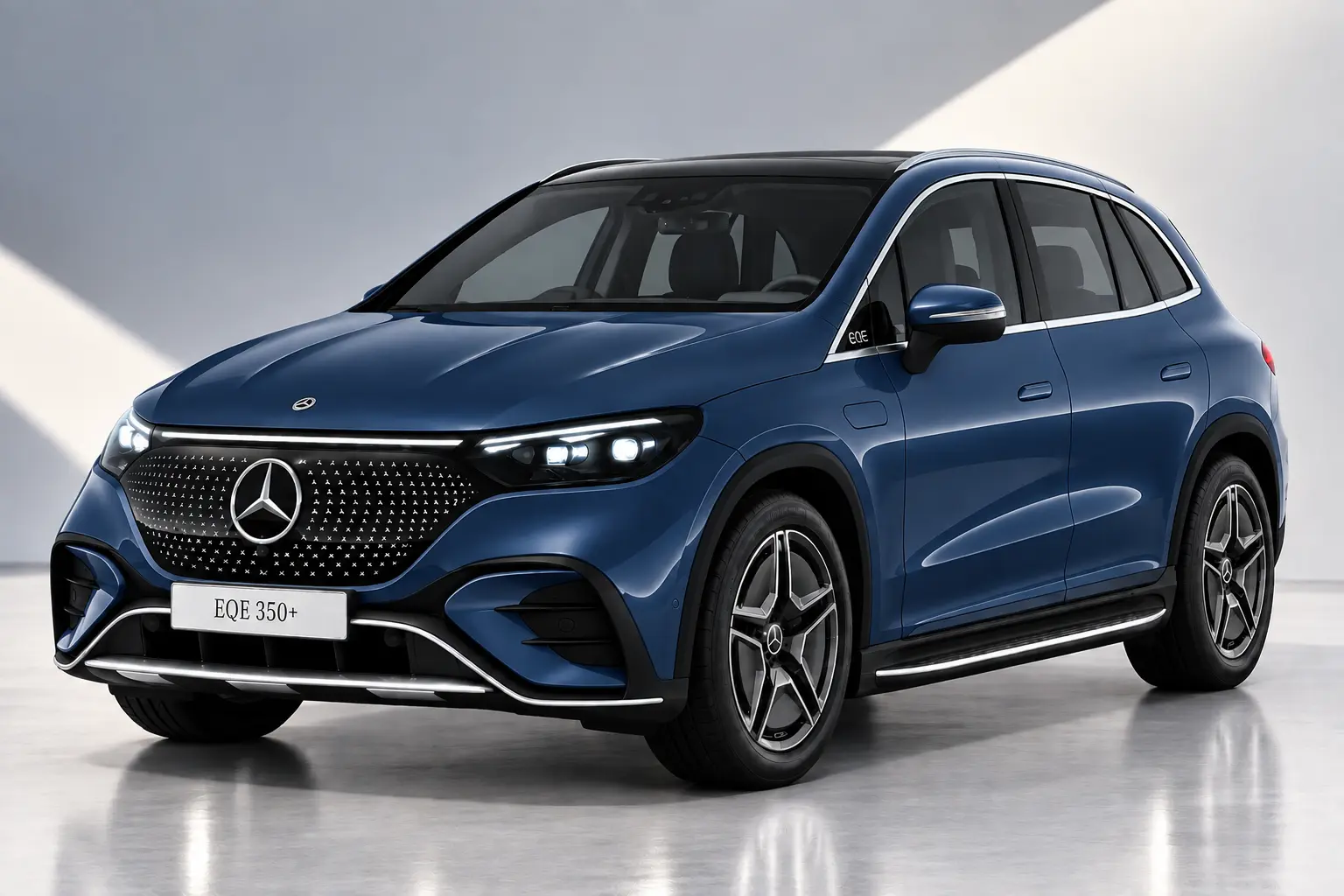 Mercedes Benz EQE SUV Sodalite Blue