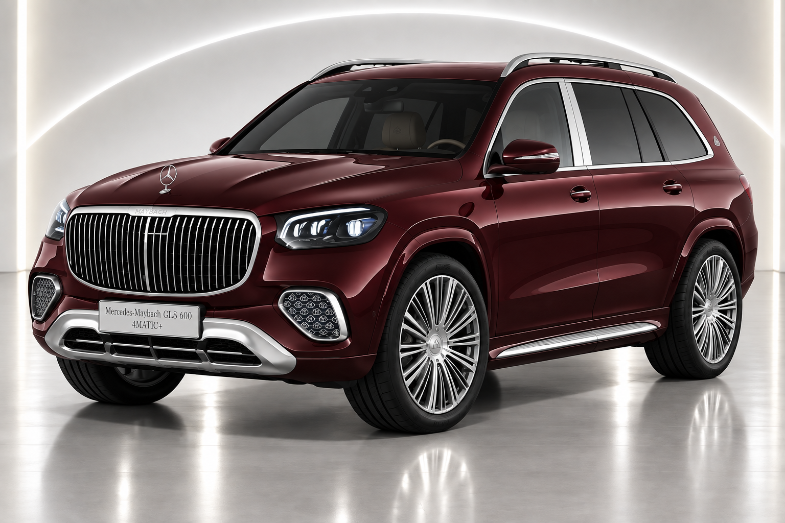 Mercedes-Maybach GLS Rubellite Red
