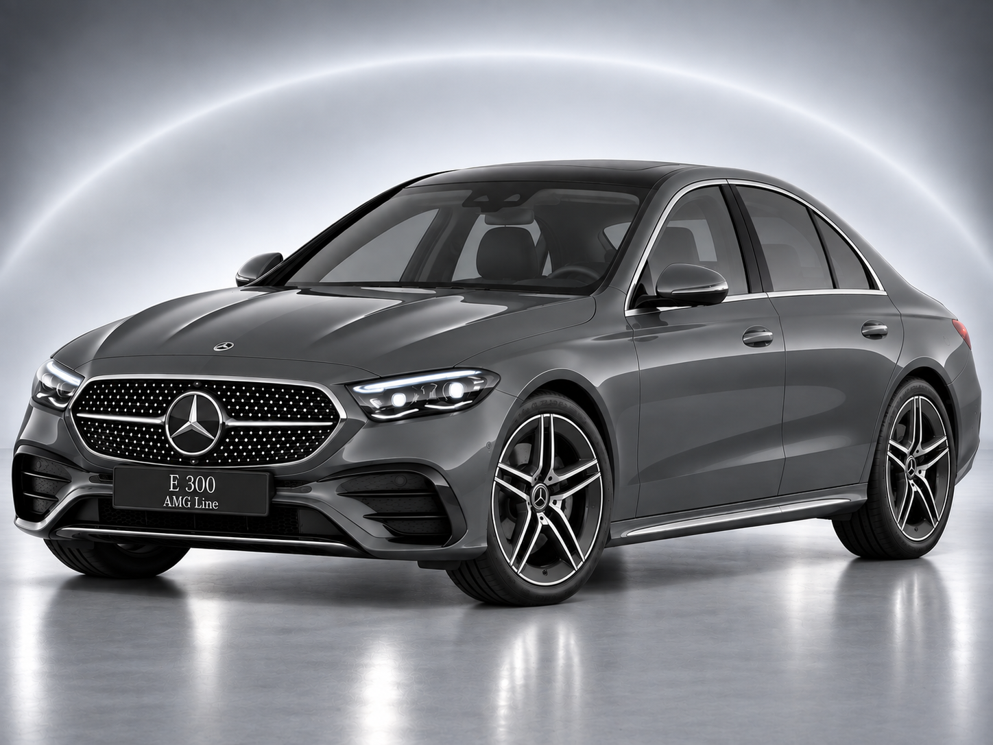 Mercedes Benz E-Class Selenite Grey · E 300 AMG Line