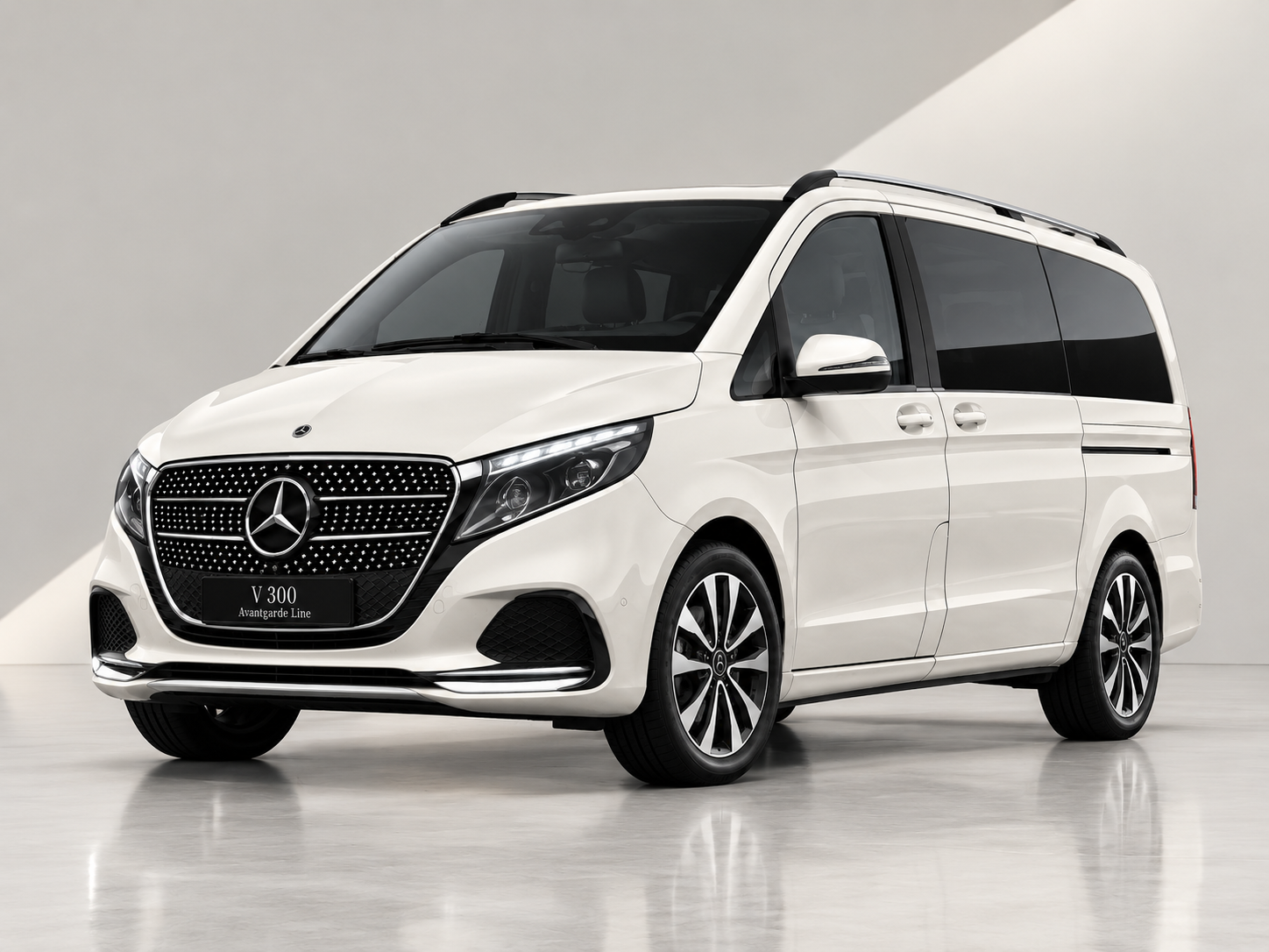 Mercedes Benz V-Class Rock Crystal White Metallic