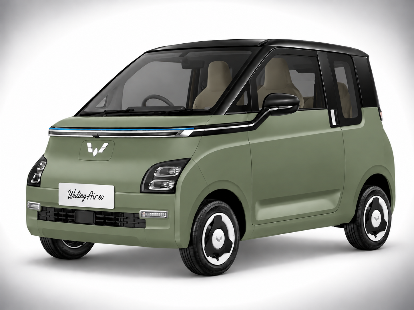 Wuling Air ev Avocado Green