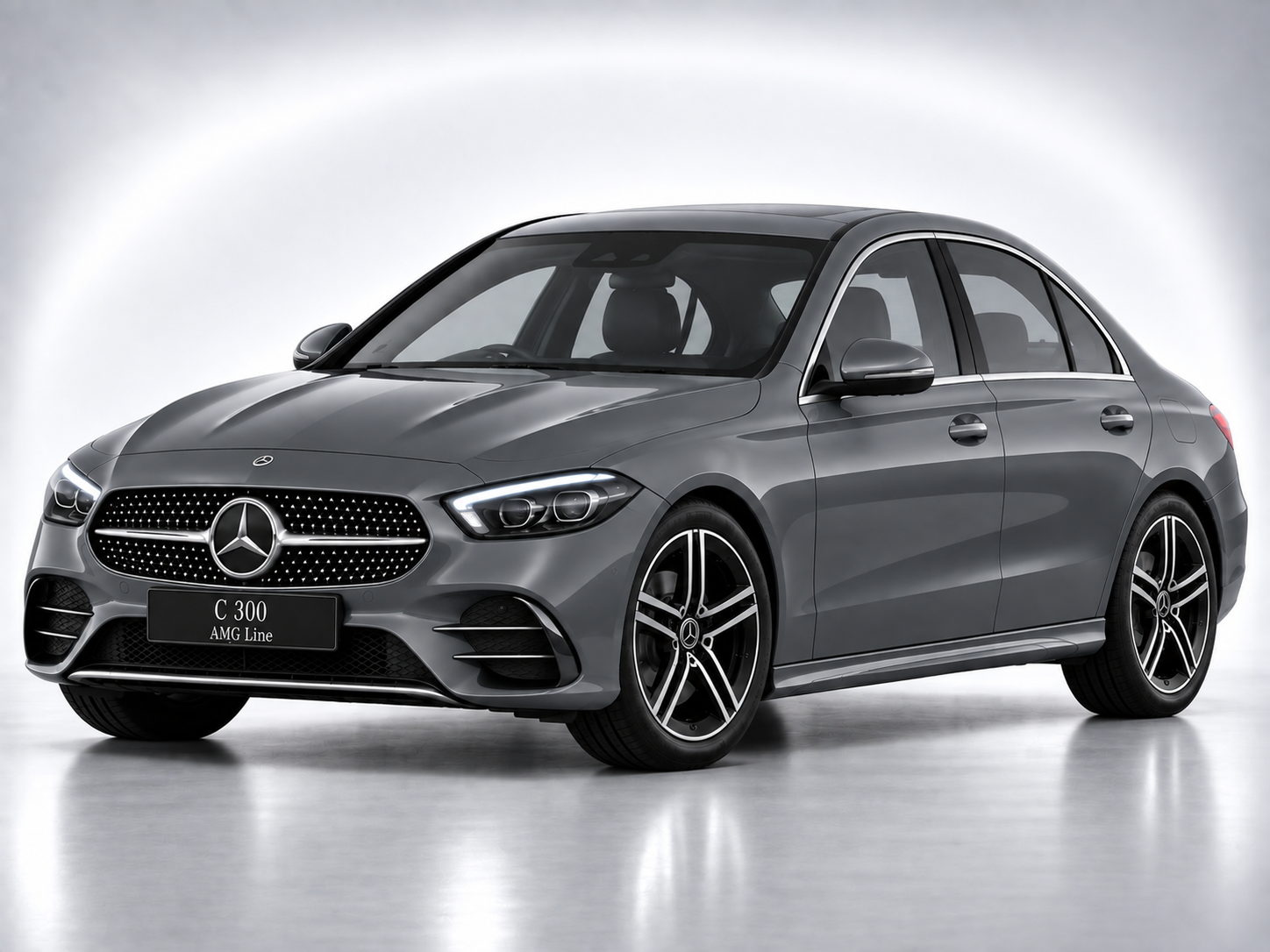 Mercedes Benz C-Class Selenite Grey · C 300 AMG Line