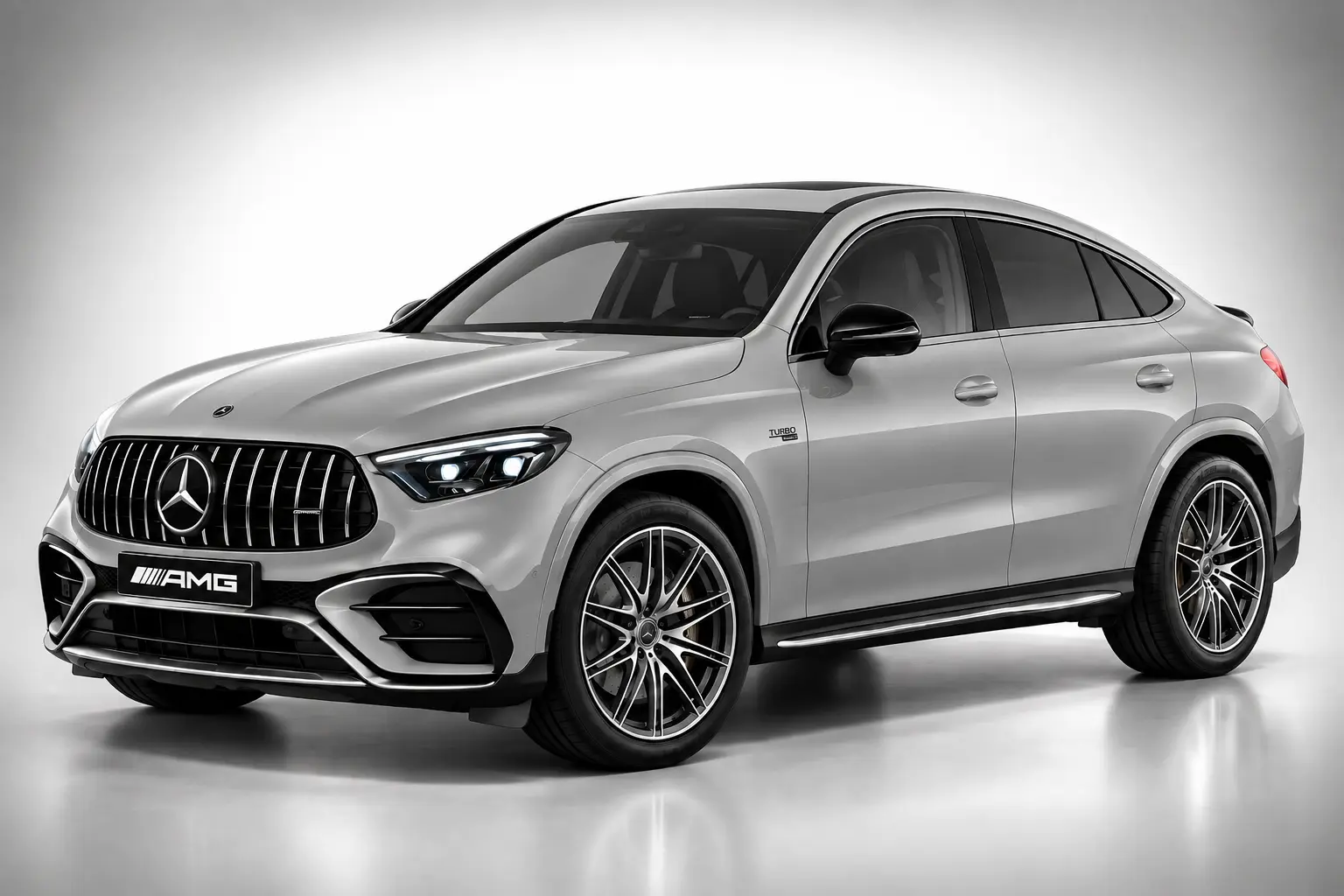 Mercedes-AMG GLC 43 Coupe High-tech Silver